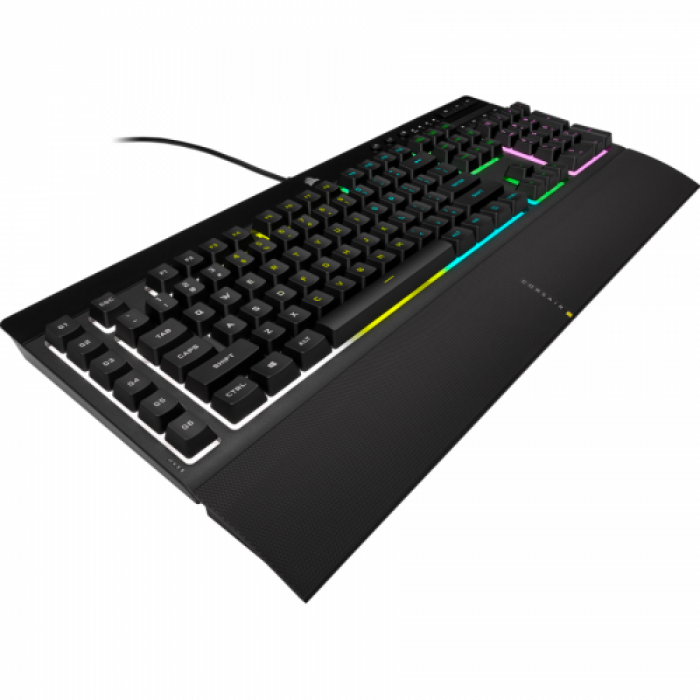 Kit Tastatura Corsair K55 RGB PRO, USB , Black + Mouse Optic Harpoon RGB PRO, USB, Black