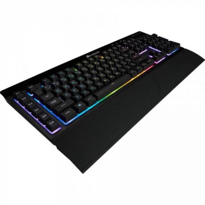 Kit Tastatura Corsair K57 RGB LED, USB Wireless, Black + Mouse Optic Harpoon RGB LED, USB Wireless, Black