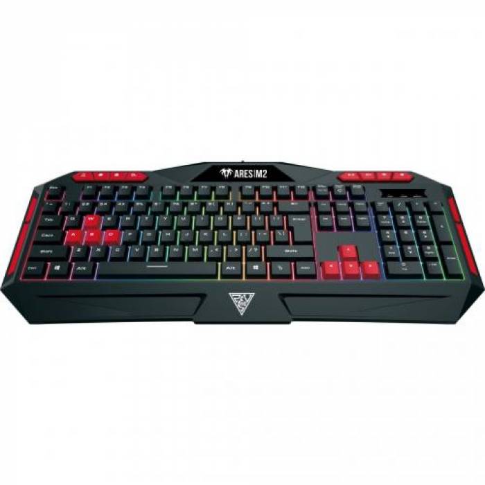 Kit Tastatura Gamdias Ares M2 RGB LED, USB, Black + Mouse Optic Gamdias Zeus E2 RGB LED, USB, Black + Mouse Pad Gamdias Nyx E1, Black