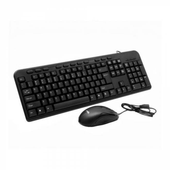 Kit Tastatura + Mouse Spacer SPDS-1691 USB, Black