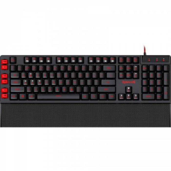 Kit Tastatura Redragon Yaksa, USB, Black + Mouse Nemeanlion V2, USB, Black