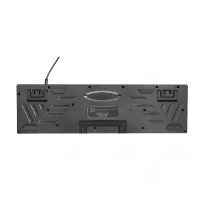 Kit Trust GXT 838 Azor - Tastatura, RGB LED, USB, Black + Mouse Optic, USB, Black