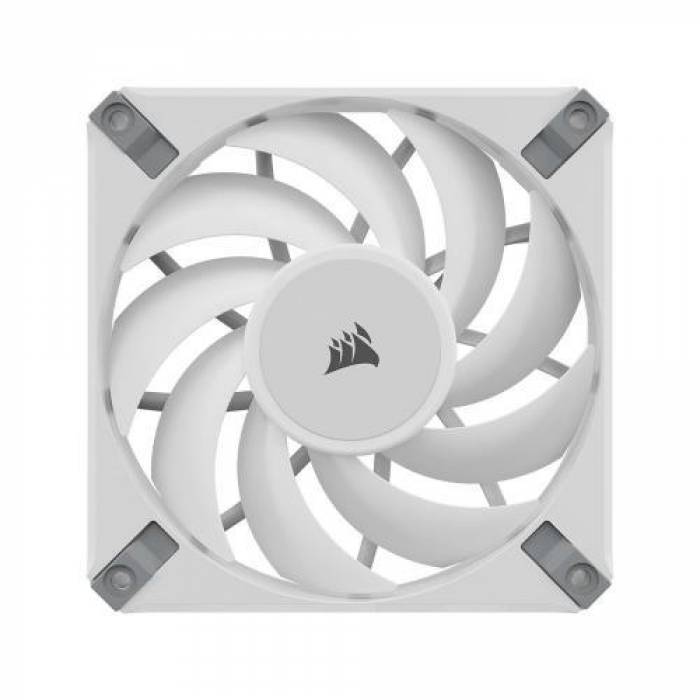 Kit Ventilatoare Corsair iCUE AF120 RGB ELITE White, RGB LED, 120mm, 3 bucati