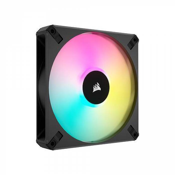 Kit Ventilatoare Corsair iCUE AF140 RGB ELITE, RGB LED, 140mm, 2 bucati