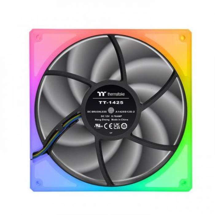 Kit Ventilatoare Thermaltake TOUGHFAN 12 RGB, 120mm, 3 bucati