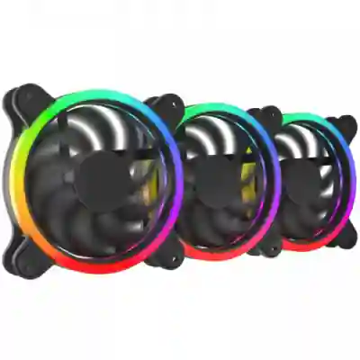 Kit ventilator Silentium PC Corona HP EVO ARGB, 120mm, 3xfan