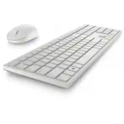 Kit Wireless Dell Pro KM5221W - Tastatura, USB, Black + Mouse Optic, USB, White