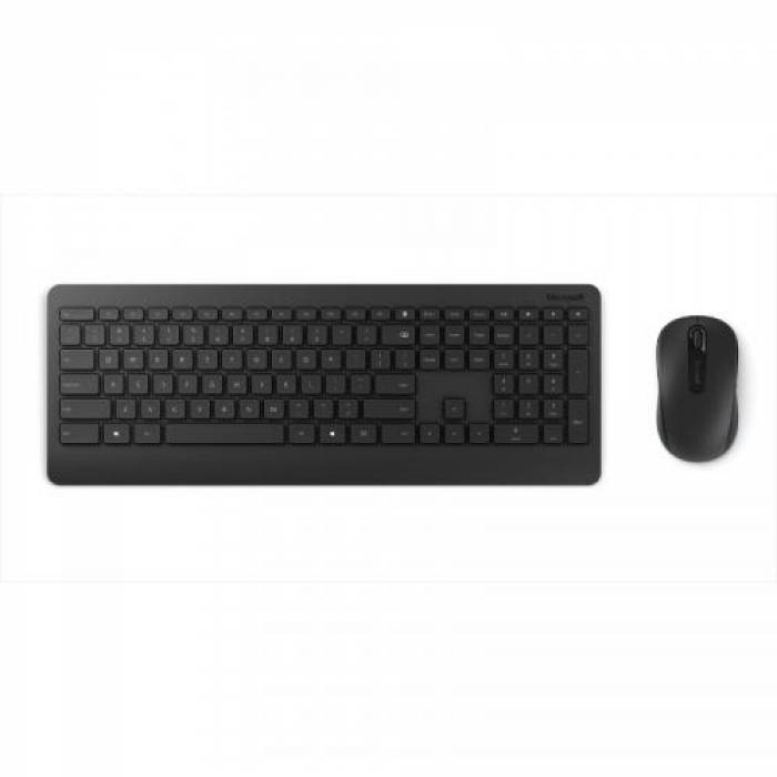 Kit Wireless Microsoft Desktop 900 - Tastatura, USB, Black + Mouse Optic, USB, Black