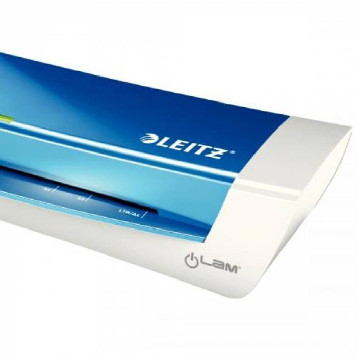 Laminator Leitz iLAM Home Office A4, White-Blue