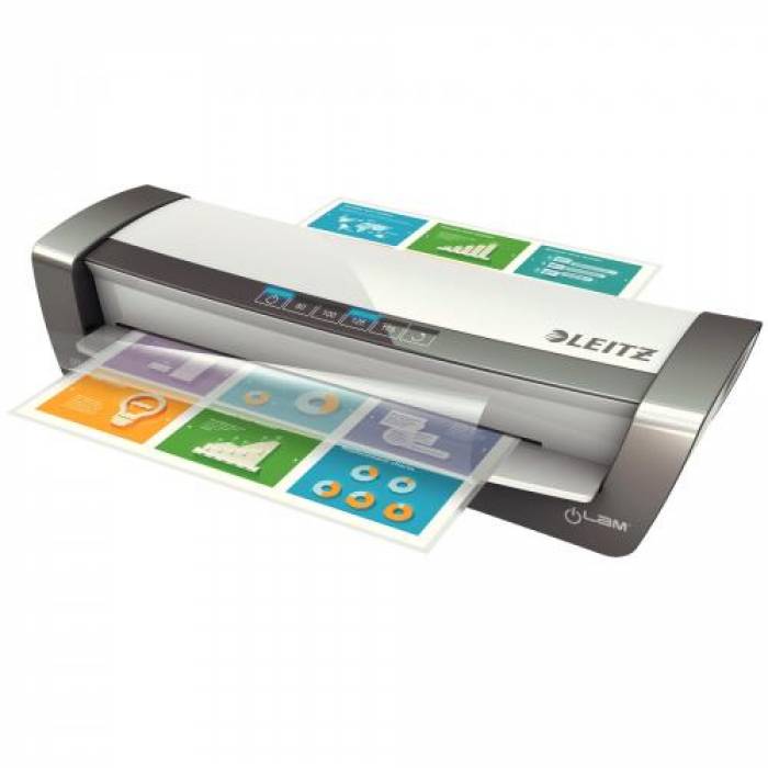 Laminator Leitz iLAM Office Pro A3, White-Silver