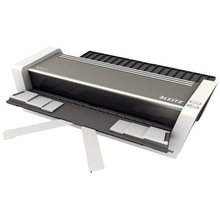 Laminator Leitz iLAM Touch 2 Turbo S A3, White-Grey