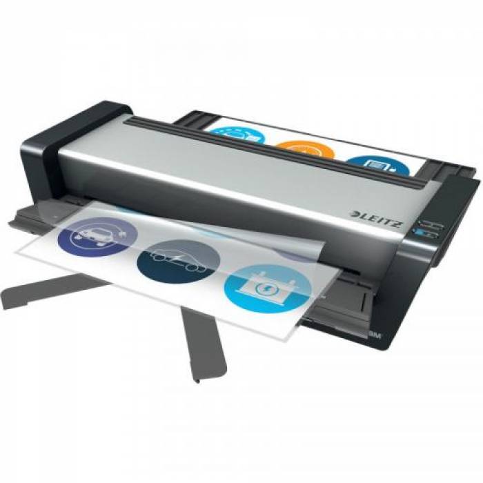 Laminator Leitz iLAM Touch Turbo Pro A3, Silver