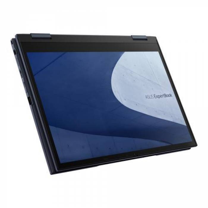 Laptop 2-in-1 Asus ExpertBook B7 Flip B7402FEA-L90170R, Intel Core i5-1155G7, 14inch Touch, RAM 16GB, SSD 1TB, Intel Iris Xe Graphics, Windows 10 Pro, Star Black