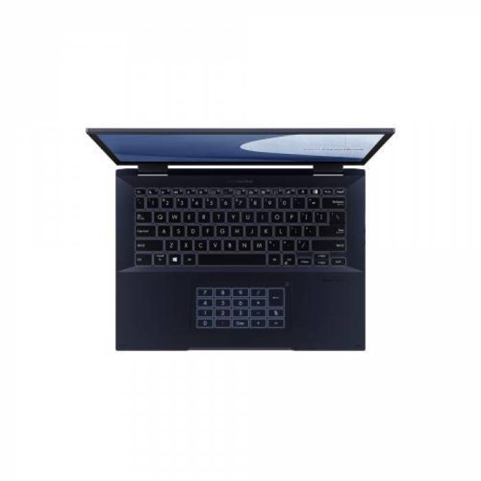 Laptop 2-in-1 Asus ExpertBook B7 Flip B7402FEA-L90170R, Intel Core i5-1155G7, 14inch Touch, RAM 16GB, SSD 1TB, Intel Iris Xe Graphics, Windows 10 Pro, Star Black