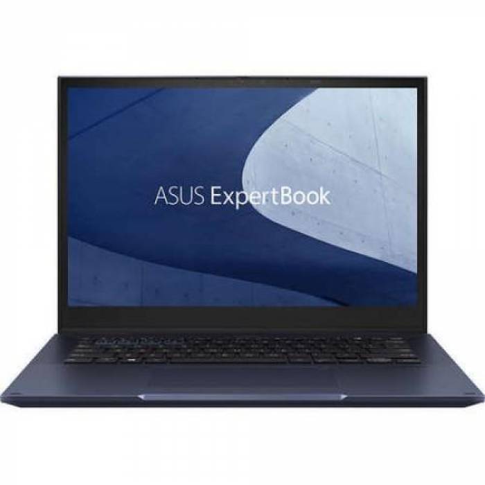 Laptop 2-in-1 ASUS ExpertBook B7 Flip B7402FEA-L90626X, Intel Core i7-1195G7, 14inch Touch, RAM 16GB, SSD 1TB, Intel Iris Xe Graphics, Windows 11 Pro, Star Black