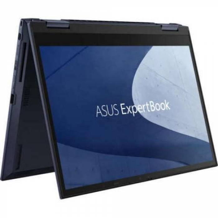 Laptop 2-in-1 ASUS ExpertBook B7 Flip B7402FEA-L90626X, Intel Core i7-1195G7, 14inch Touch, RAM 16GB, SSD 1TB, Intel Iris Xe Graphics, Windows 11 Pro, Star Black