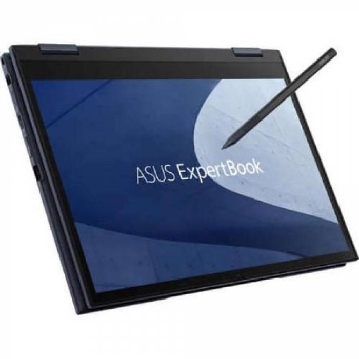 Laptop 2-in-1 ASUS ExpertBook B7 Flip B7402FEA-L90626X, Intel Core i7-1195G7, 14inch Touch, RAM 16GB, SSD 1TB, Intel Iris Xe Graphics, Windows 11 Pro, Star Black