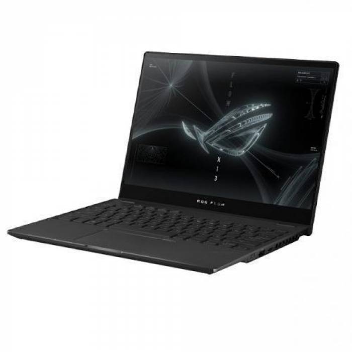 Laptop 2-in-1 ASUS ROG Flow X13 GV301RC-LJ051W, AMD Ryzen 7 6800HS, 13.4inch Touch, RAM 16GB, SSD 512GB, nVidia GeForce RTX 3050 4GB , Windows 11, Off Black