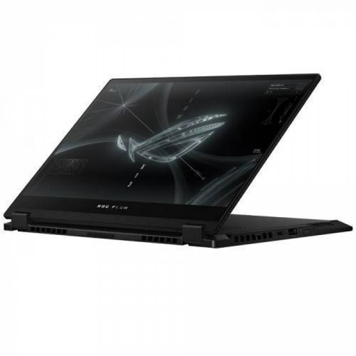 Laptop 2-in-1 ASUS ROG Flow X13 GV301RC-LJ051W, AMD Ryzen 7 6800HS, 13.4inch Touch, RAM 16GB, SSD 512GB, nVidia GeForce RTX 3050 4GB , Windows 11, Off Black