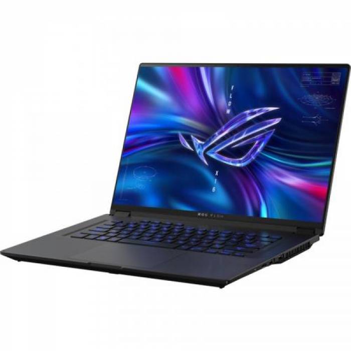 Laptop 2-in-1 ASUS ROG Flow X16 GV301RE-LI024W, Intel Core i9-13900H, 16inch Touch, RAM 32GB, SSD 2TB, nVidia GeForce RTX 4070 8GB, Windows 11, Off Black