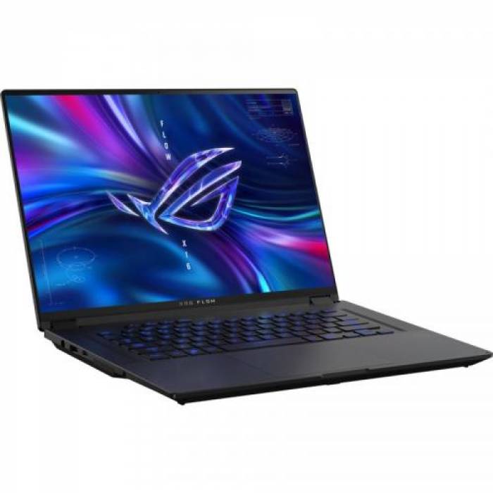 Laptop 2-in-1 ASUS ROG Flow X16 GV301RE-LI024W, Intel Core i9-13900H, 16inch Touch, RAM 32GB, SSD 2TB, nVidia GeForce RTX 4070 8GB, Windows 11, Off Black