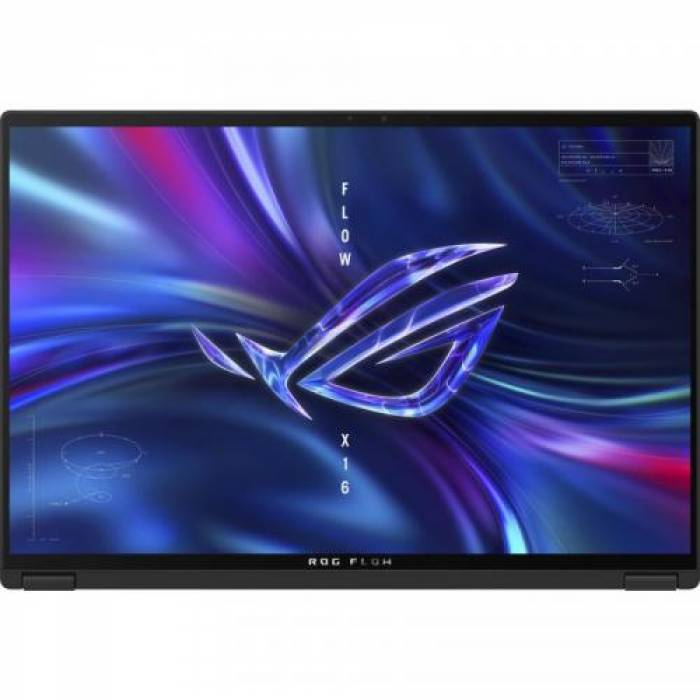 Laptop 2-in-1 ASUS ROG Flow X16 GV301RE-LI024W, Intel Core i9-13900H, 16inch Touch, RAM 32GB, SSD 2TB, nVidia GeForce RTX 4070 8GB, Windows 11, Off Black