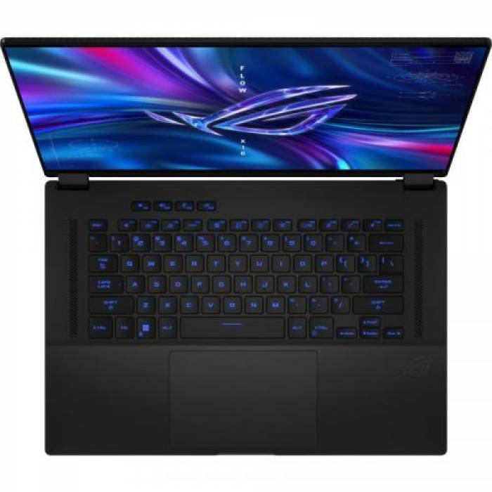 Laptop 2-in-1 ASUS ROG Flow X16 GV301RE-LI024W, Intel Core i9-13900H, 16inch Touch, RAM 32GB, SSD 2TB, nVidia GeForce RTX 4070 8GB, Windows 11, Off Black