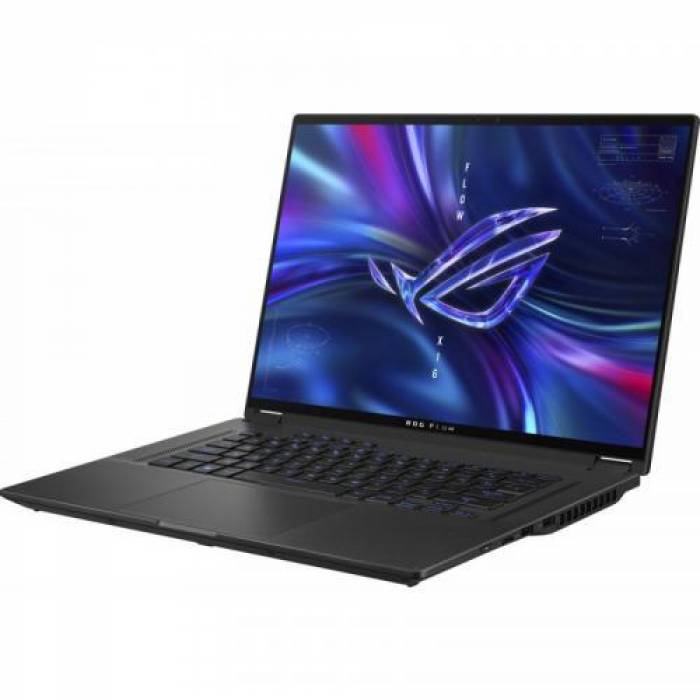 Laptop 2-in-1 ASUS ROG Flow X16 GV601RM-M6103W, AMD Ryzen 9 6900HS, 16inch Touch, RAM 32GB, SSD 1TB, nVidia GeForce RTX 3060 6GB, Windows 11, Black