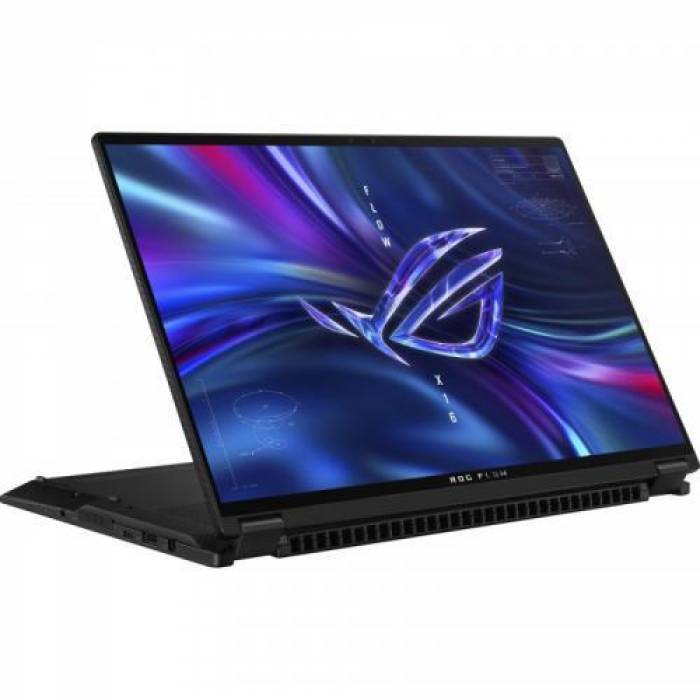 Laptop 2-in-1 ASUS ROG Flow X16 GV601RM-M6103W, AMD Ryzen 9 6900HS, 16inch Touch, RAM 32GB, SSD 1TB, nVidia GeForce RTX 3060 6GB, Windows 11, Black