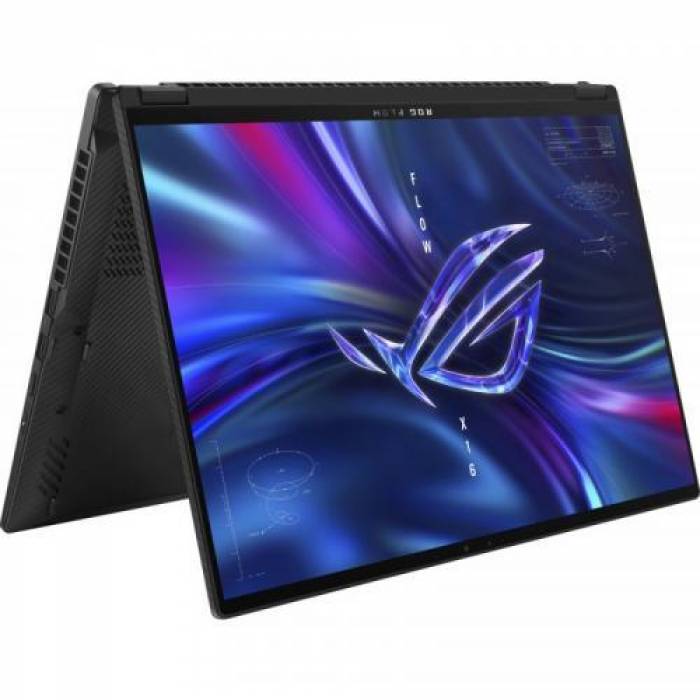 Laptop 2-in-1 ASUS ROG Flow X16 GV601RM-M6103W, AMD Ryzen 9 6900HS, 16inch Touch, RAM 32GB, SSD 1TB, nVidia GeForce RTX 3060 6GB, Windows 11, Black