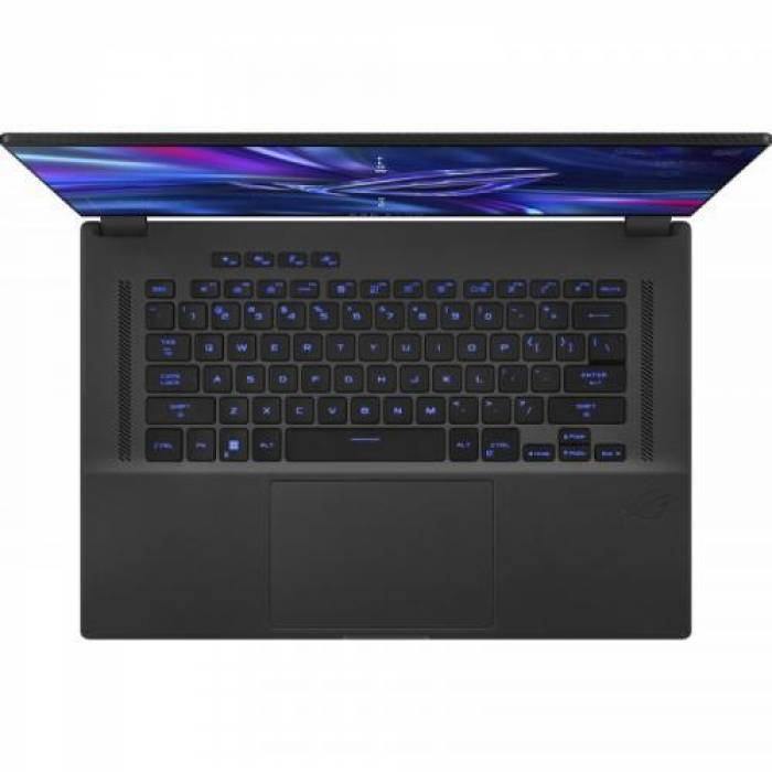 Laptop 2-in-1 ASUS ROG Flow X16 GV601RM-M6103W, AMD Ryzen 9 6900HS, 16inch Touch, RAM 32GB, SSD 1TB, nVidia GeForce RTX 3060 6GB, Windows 11, Black