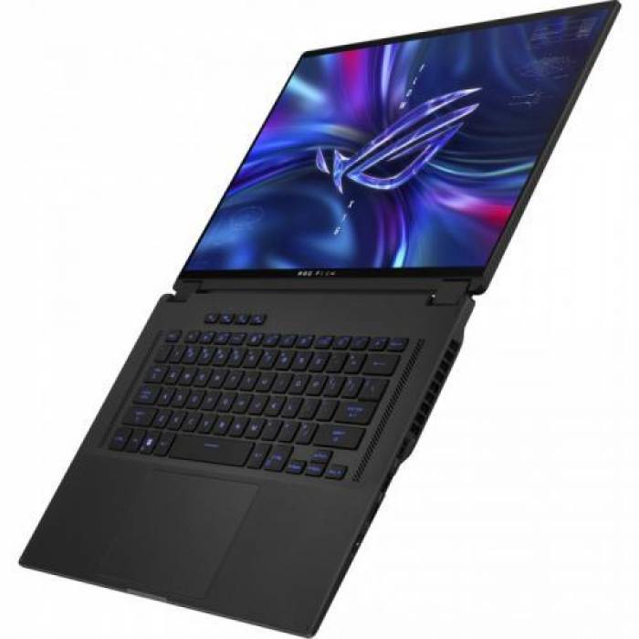 Laptop 2-in-1 ASUS ROG Flow X16 GV601RM-M6103W, AMD Ryzen 9 6900HS, 16inch Touch, RAM 32GB, SSD 1TB, nVidia GeForce RTX 3060 6GB, Windows 11, Black