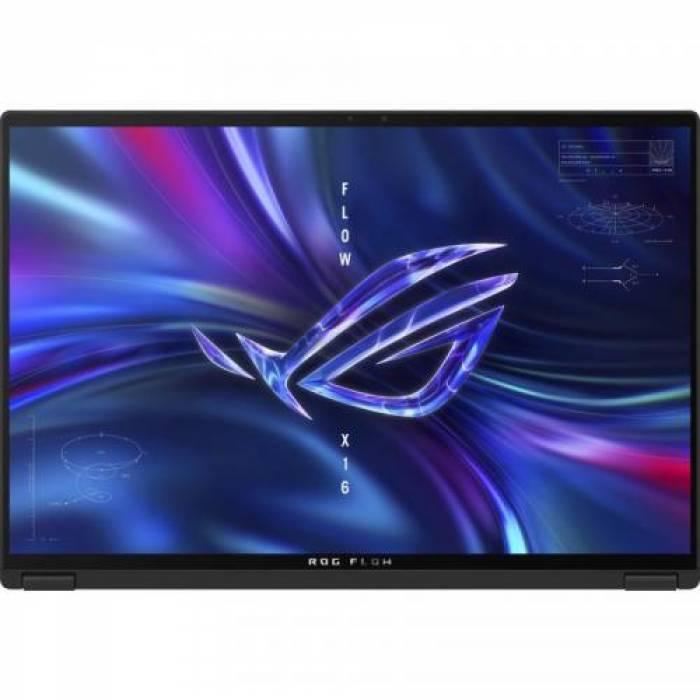 Laptop 2-in-1 ASUS ROG Flow X16 GV601RM-M6103W, AMD Ryzen 9 6900HS, 16inch Touch, RAM 32GB, SSD 1TB, nVidia GeForce RTX 3060 6GB, Windows 11, Black