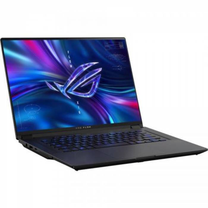 Laptop 2-in-1 ASUS ROG Flow X16 GV601VV-NF025W, Intel Core i9-13900H, 16inch Touch, RAM 16GB, SSD 1TB, nVidia GeForce RTX 4060 8GB, Windows 11, Off Black