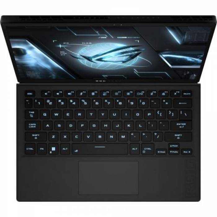 Laptop 2-in-1 ASUS ROG Flow Z13 (2022) GZ301ZA-LD111W, Intel Core i5-12500H, 13.4inch Touch, RAM 16GB, SSD 512GB, Intel Iris Xe Graphics, Windows 11, Black