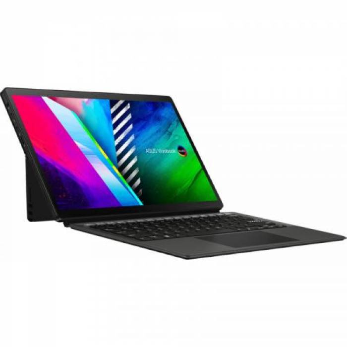 Laptop 2-in-1 ASUS Vivobook 13 Slate OLED T3300KA-LQ032W, Intel Pentium Silver N6000, 13.3inch Touch, DDR4X 8GB, SSD 256GB, Intel UHD Graphics, Windows 11 S, Black