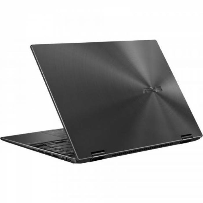 Laptop 2-in-1 ASUS ZenBook 14 Flip OLED UN5401QA-KN161X, AMD Ryzen 7 5800H, 14inch Touch, RAM 16GB, SSD 1TB, AMD Radeon Graphics, Windows 11 Pro, Jade Black