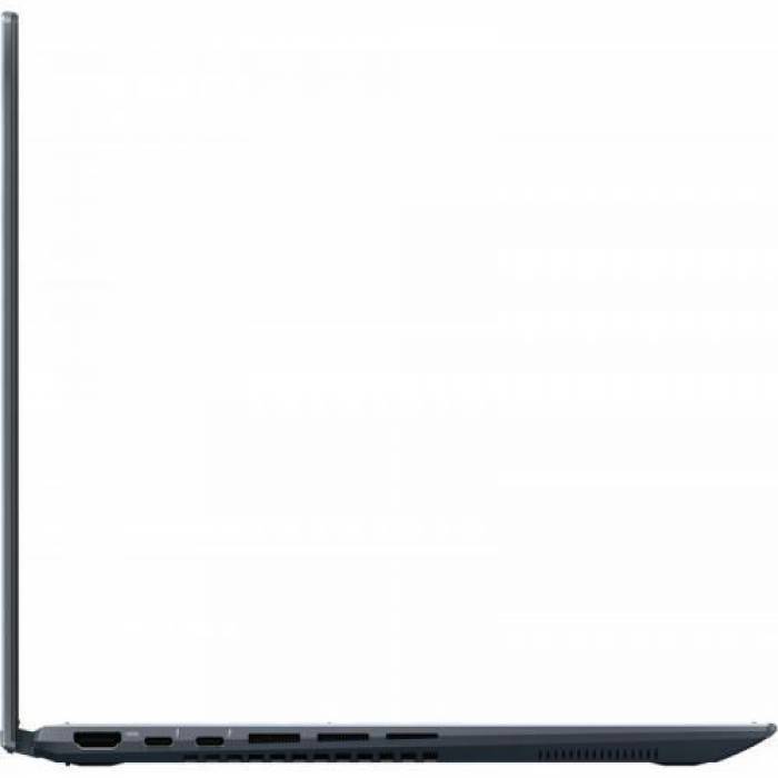 Laptop 2-in-1 ASUS ZenBook 14 Flip OLED UP5401EA-KN094X, Intel Core i7-1165G7, 14inch Touch, RAM 16GB, SSD 1TB, Intel Iris Xe Graphics, Windows 11 Pro, Pine Grey