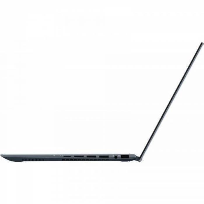 Laptop 2-in-1 ASUS ZenBook 14 Flip OLED UP5401EA-KN094X, Intel Core i7-1165G7, 14inch Touch, RAM 16GB, SSD 1TB, Intel Iris Xe Graphics, Windows 11 Pro, Pine Grey