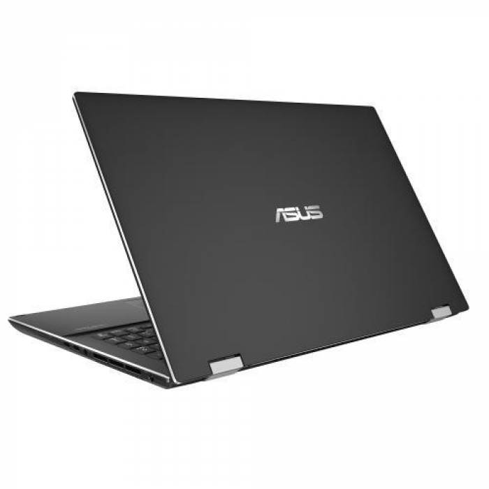 Laptop 2-in-1 Asus ZenBook Flip UX564EI-H2051W, Intel Core i7-1165G7, 15.6inch Touch, RAM 16GB, SSD 512GB + 32GB Intel Optane, nVidia GeForce GTX 1650 Ti 4GB, Windows 11, Mineral Grey