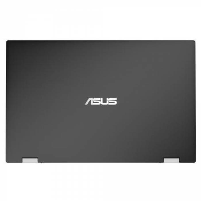 Laptop 2-in-1 Asus ZenBook Flip UX564EI-H2051W, Intel Core i7-1165G7, 15.6inch Touch, RAM 16GB, SSD 512GB + 32GB Intel Optane, nVidia GeForce GTX 1650 Ti 4GB, Windows 11, Mineral Grey