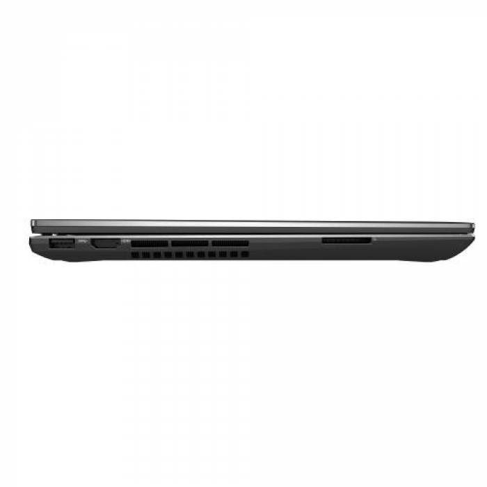 Laptop 2-in-1 Asus ZenBook Flip UX564EI-H2051W, Intel Core i7-1165G7, 15.6inch Touch, RAM 16GB, SSD 512GB + 32GB Intel Optane, nVidia GeForce GTX 1650 Ti 4GB, Windows 11, Mineral Grey