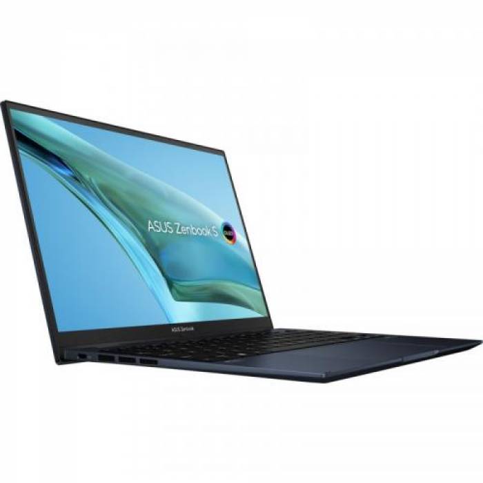 Laptop 2-in-1 ASUS ZenBook S 13 Flip OLED UP5302ZA-LX084W, Intel Core i7-1260P, 13.3inch Touch, RAM 16GB, SSD 1TB,  Intel Iris Xe Graphics, Windows 11, Ponder Blue
