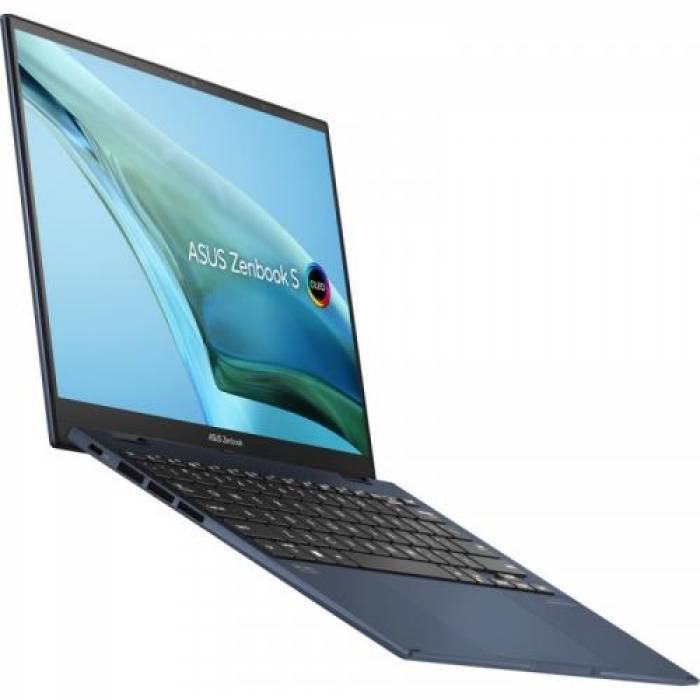 Laptop 2-in-1 ASUS ZenBook S 13 Flip OLED UP5302ZA-LX084W, Intel Core i7-1260P, 13.3inch Touch, RAM 16GB, SSD 1TB,  Intel Iris Xe Graphics, Windows 11, Ponder Blue