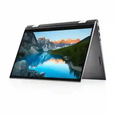 Laptop 2-in-1 Dell Inspiron 5410, Intel Core i5-1155G7, 14inch Touch, RAM 8GB, SSD 512GB, Intel Iris Xe Graphics, Windows 11, Platinum Silver