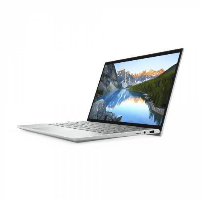 Laptop 2-in-1 Dell Inspiron 7306, Intel Core i7-1165G7, 13.3inch Touch, RAM 16GB, SSD 512GB, Intel Iris Xe Graphics, Windows 11 Pro, Platinum Silver