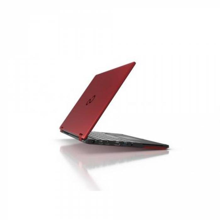 Laptop 2-in-1 Fujitsu Lifebook U9311X, Intel Core i5-1135G7, 13.3inch Touch, RAM 16GB, SSD 512GB, Intel Iris Xe Graphis, 4G, Windows 10 Pro, Red