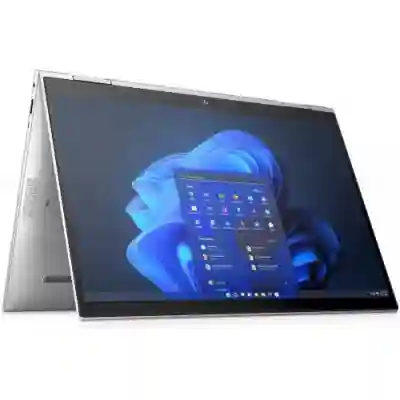 Laptop 2-in-1 HP Elite x360 1040 G9, Intel Core i7-1255U, 14inch Touch, RAM 16GB, SSD 512GB, Intel Iris Xe Graphics, Windows 11 Pro, Silver