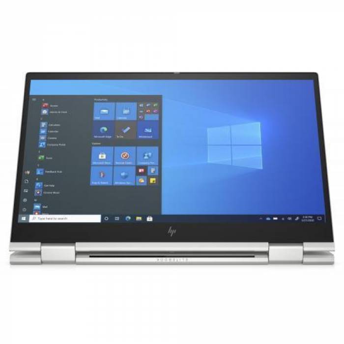 Laptop 2-in-1 HP EliteBook x360 830 G7, Intel Core i5-10210U, 13.3inch Touch, RAM 8GB, SSD 256GB, Intel UHD Graphics, Windows 10 Pro, Silver