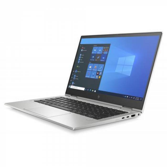 Laptop 2-in-1 HP EliteBook x360 830 G7, Intel Core i5-10210U, 13.3inch Touch, RAM 8GB, SSD 512GB, Intel UHD Graphics 620, 4G ,Windows 10 pro, Silver